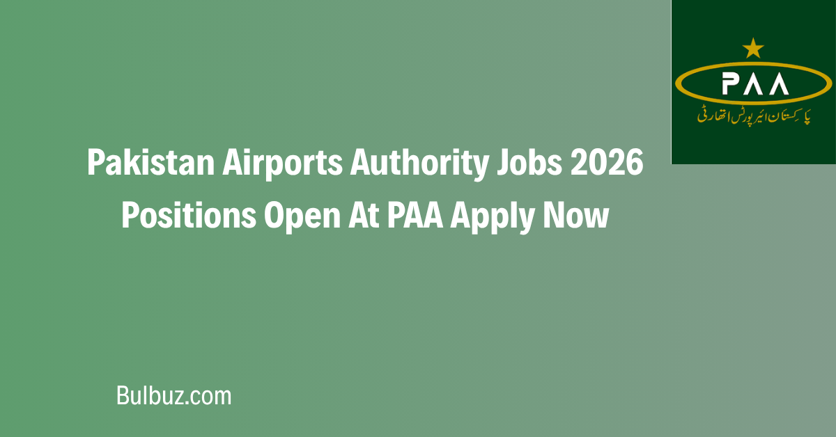 Pakistan Airports Authority Jobs 2026